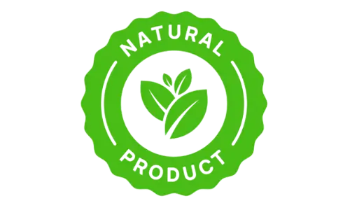 100% Natural Product Certification Badge for HealthyHeart Support USA
