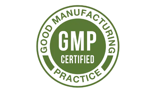 GMP Good Manufacturing Practice Certified Badge for HealthyHeart Support USA